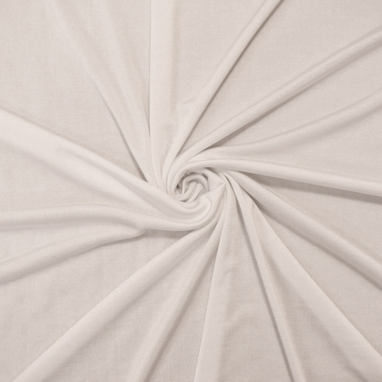 Pearl White Poly Stretch Spandex Sparkle Slinky Knit Fabric By the Yard